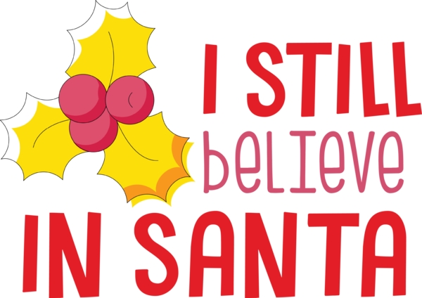 Transparent christmas Logo Design Line for Santa for Christmas