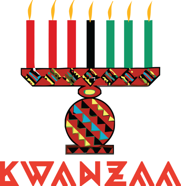 Transparent Kwanzaa Design Birthday Logo for Happy Kwanzaa for Kwanzaa