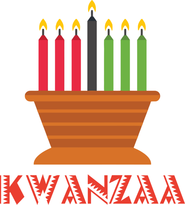 Transparent Kwanzaa Line Meter Geometry for Happy Kwanzaa for Kwanzaa