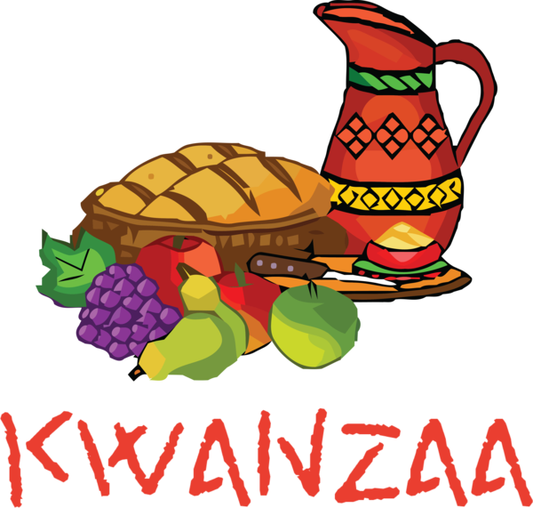 Transparent Kwanzaa Tortoise Meal Fruit for Happy Kwanzaa for Kwanzaa