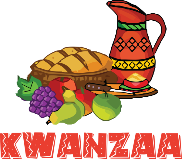 Transparent Kwanzaa Tortoise Meal Fruit for Happy Kwanzaa for Kwanzaa