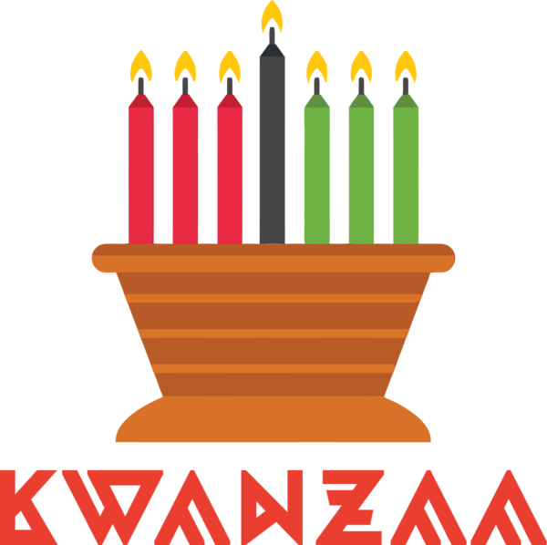 Transparent Kwanzaa Vector Design Icon for Happy Kwanzaa for Kwanzaa