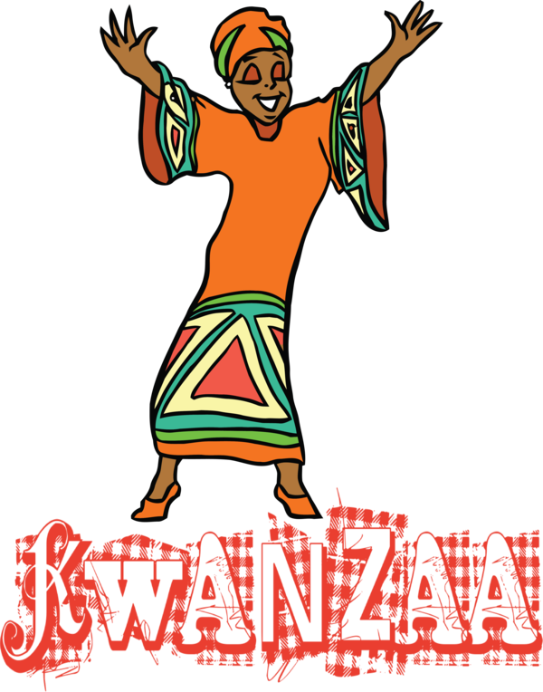 Transparent Kwanzaa Cartoon Meter Recreation for Happy Kwanzaa for Kwanzaa