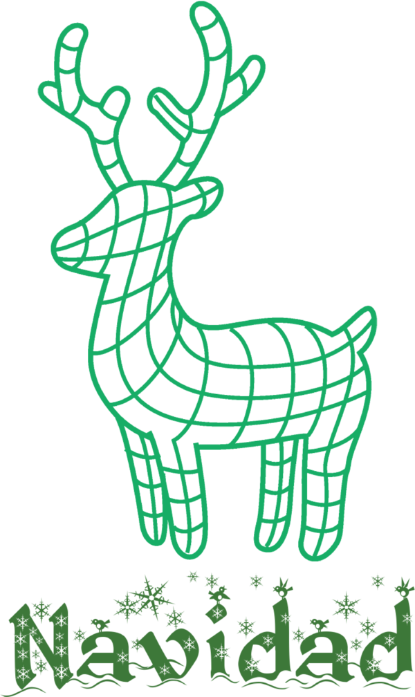 Transparent Christmas Drawing Line art Design for Feliz Navidad for Christmas