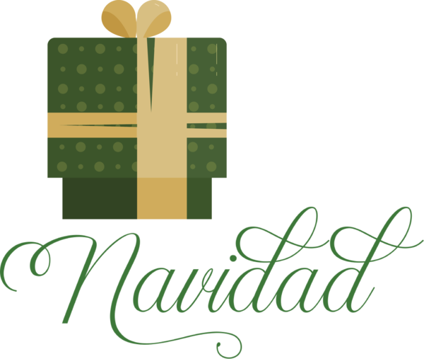 Transparent Christmas Logo Design Leaf for Feliz Navidad for Christmas