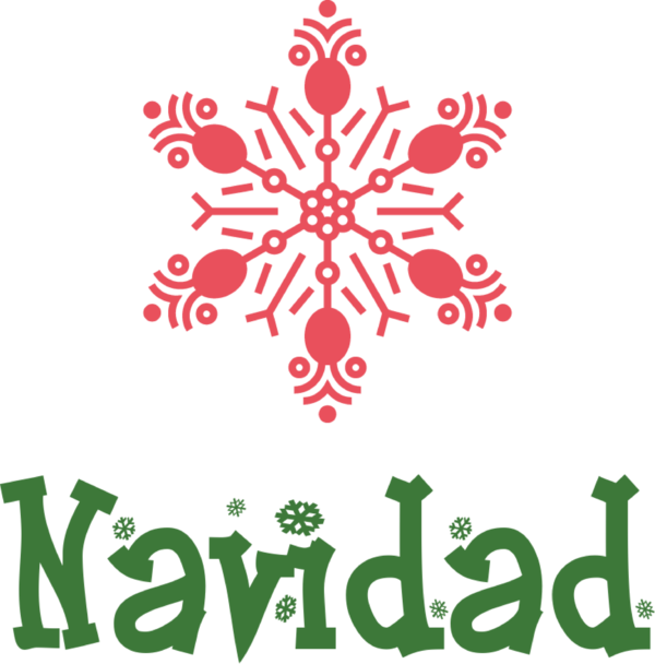 Transparent Christmas Font Logo Design for Feliz Navidad for Christmas