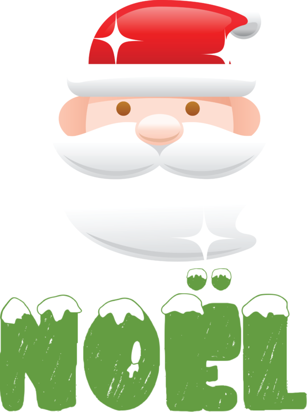 Transparent Christmas Cartoon Santa Claus-M Meter for Noel for Christmas
