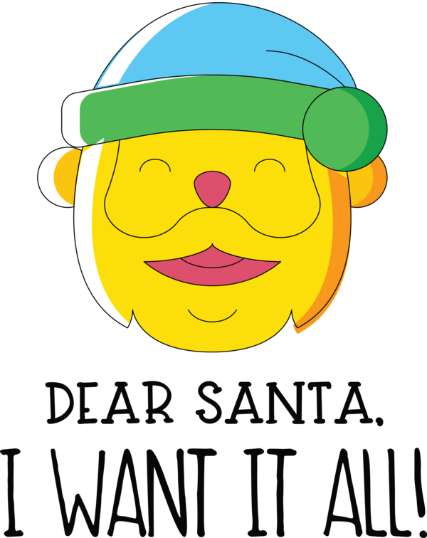 Transparent Christmas Smiley Emoticon Happiness for Santa for Christmas