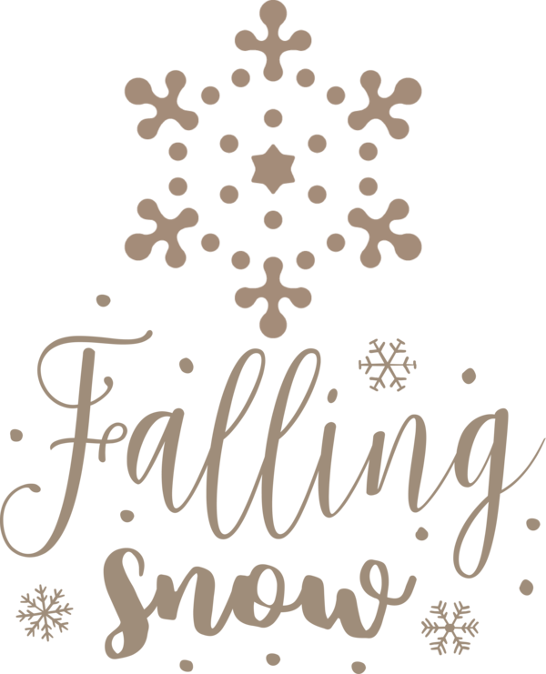 Transparent Christmas Design Logo Snow for Snowflake for Christmas