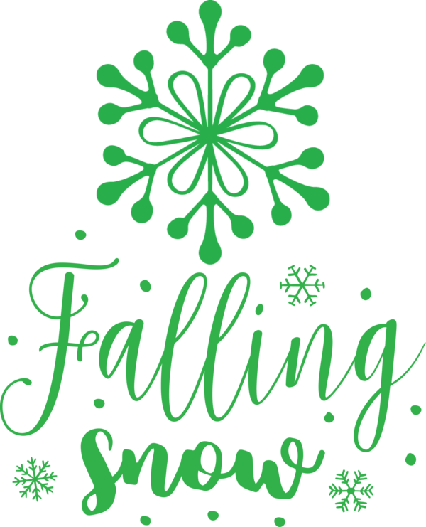 Transparent Christmas Logo Design for Snowflake for Christmas