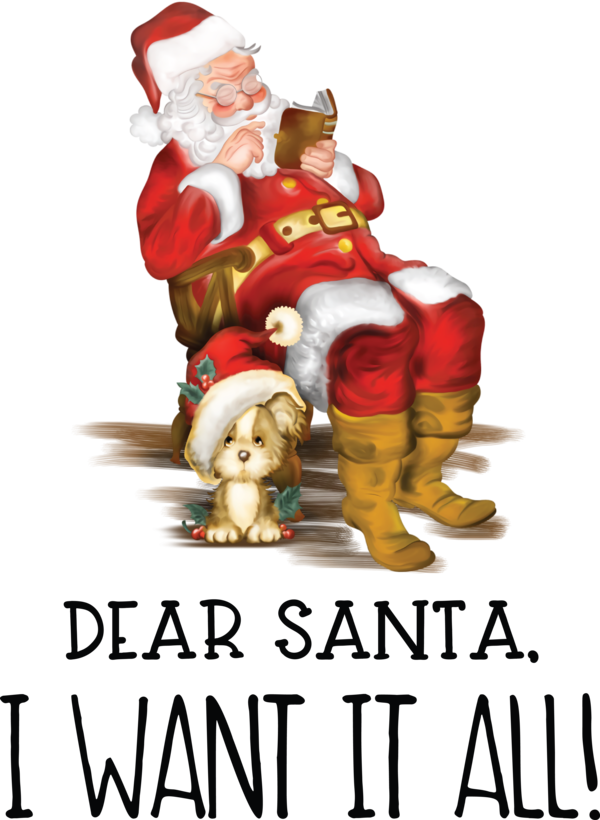 Transparent Christmas Santa Claus Christmas Day Ded Moroz for Santa for Christmas