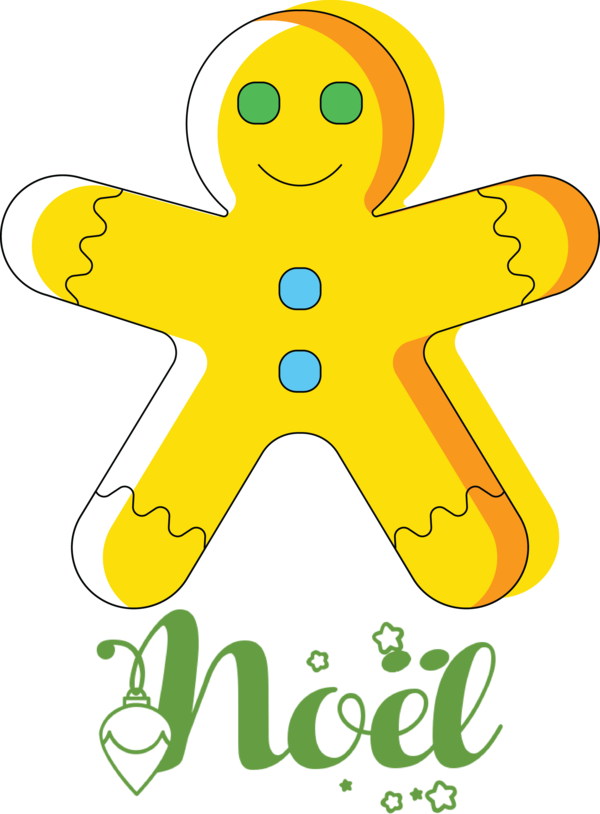 Transparent Christmas Cartoon Yellow Smiley for Noel for Christmas