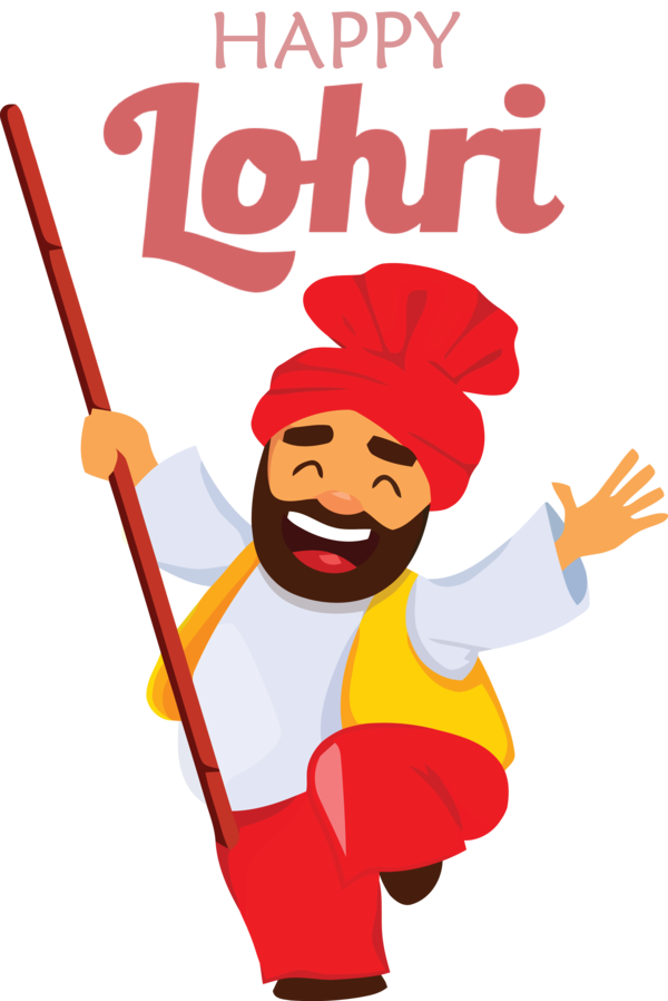 Transparent Lohri Royalty-free Cartoon Bhangra for Happy Lohri for Lohri