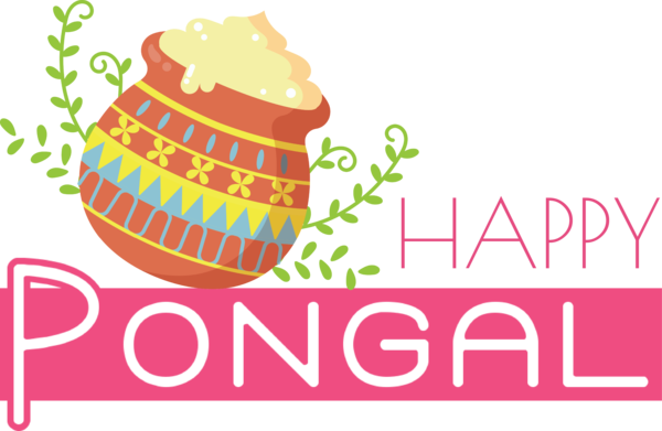 Transparent Pongal Logo Design Meter for Thai Pongal for Pongal