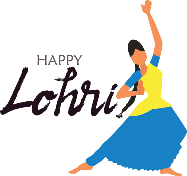 Transparent Lohri Cartoon Logo Recreation for Happy Lohri for Lohri