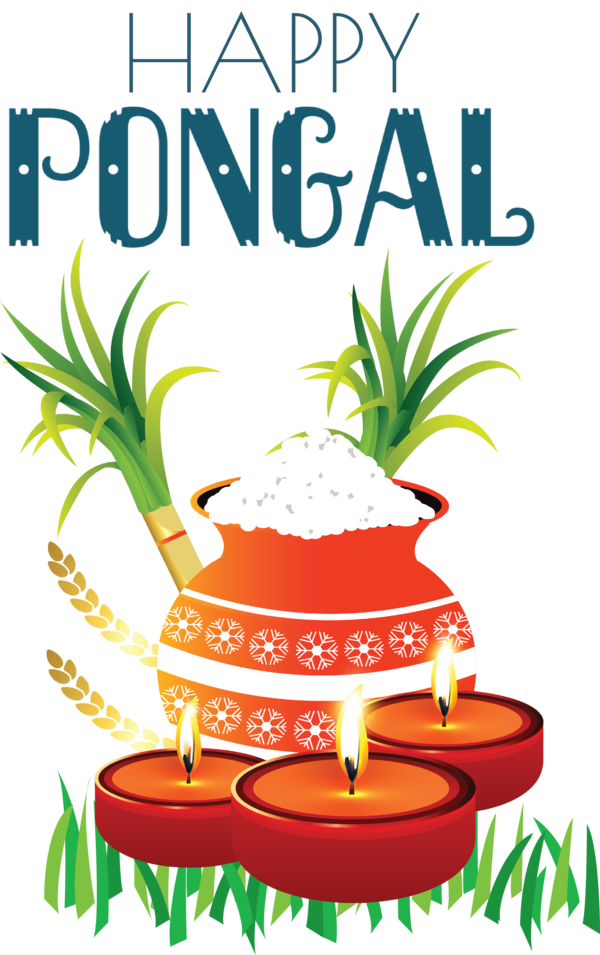 Transparent Pongal Festival Line art GIF for Thai Pongal for Pongal