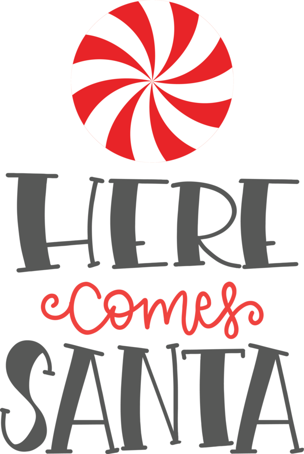 Transparent Christmas Logo Flower Design for Santa for Christmas