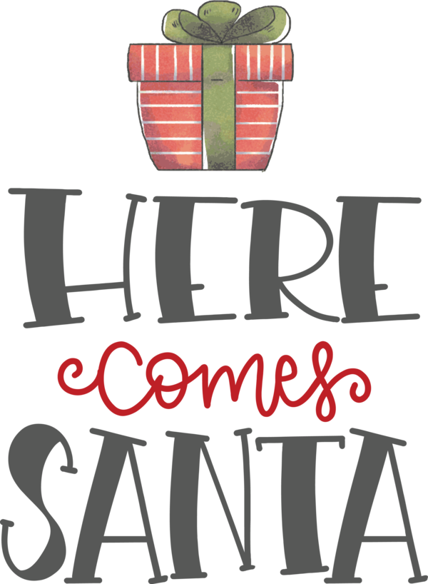 Transparent Christmas Logo Design Furniture for Santa for Christmas