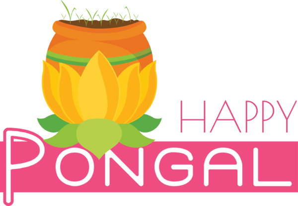 Transparent Pongal Logo Meter Design for Thai Pongal for Pongal