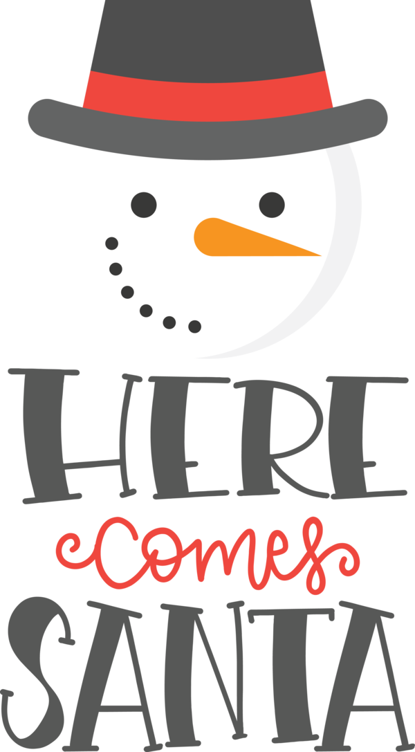 Transparent Christmas Logo Hat Snowman for Santa for Christmas