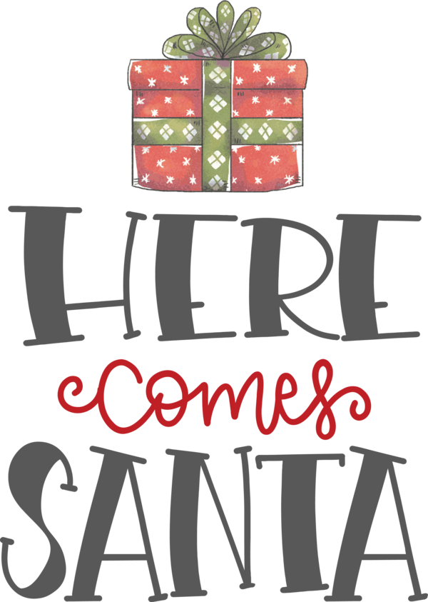 Transparent Christmas Logo Design Line for Santa for Christmas