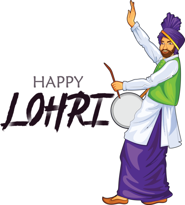 Transparent Lohri Bol Punjabi Punjabi language Bollywood-Bhangra Dance for Happy Lohri for Lohri