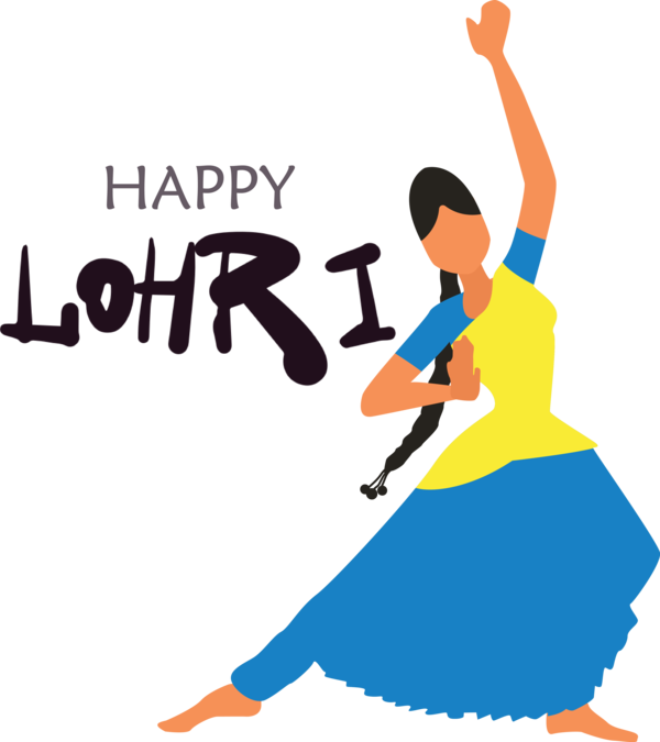 Transparent Lohri Design Cartoon Logo for Happy Lohri for Lohri
