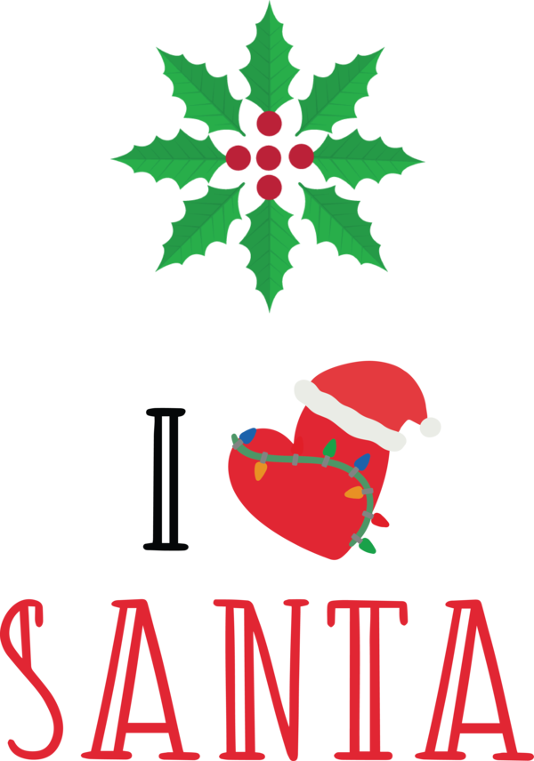 Transparent Christmas Design Logo Vector for Santa for Christmas