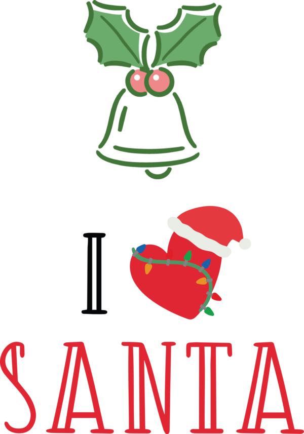 Transparent Christmas Icon Logo Painting for Santa for Christmas