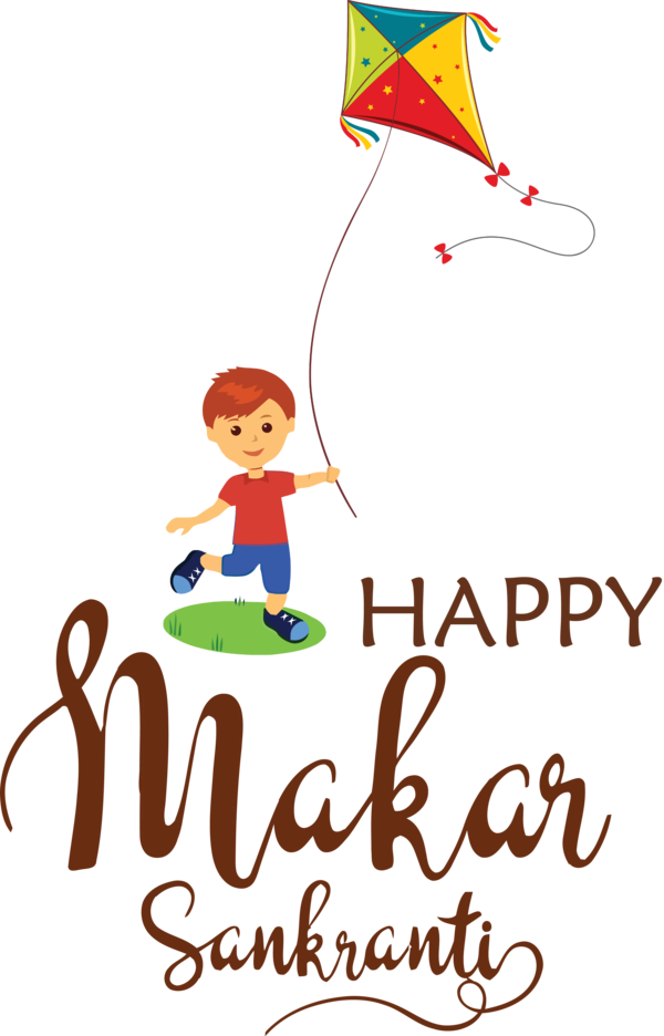 Transparent Happy Makar Sankranti Cartoon Meter Line for Makar Sankranti for Happy Makar Sankranti