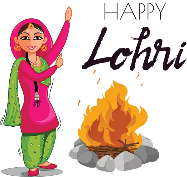 Transparent Lohri Lohri Pongal Wish for Happy Lohri for Lohri