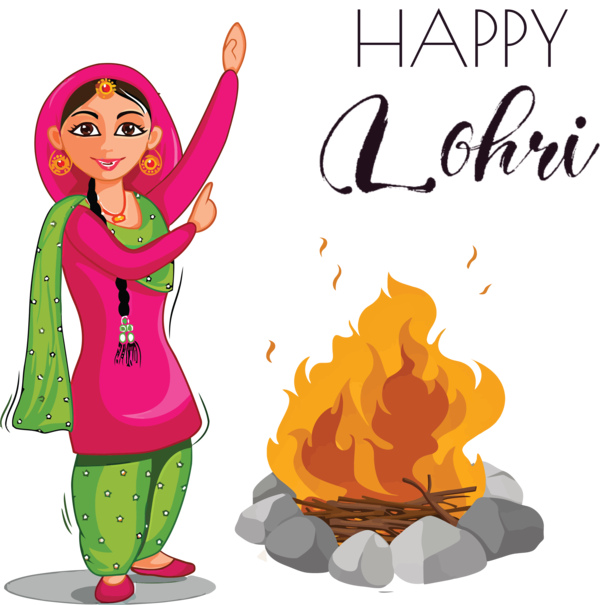Transparent Lohri Lohri Wish New Year for Happy Lohri for Lohri