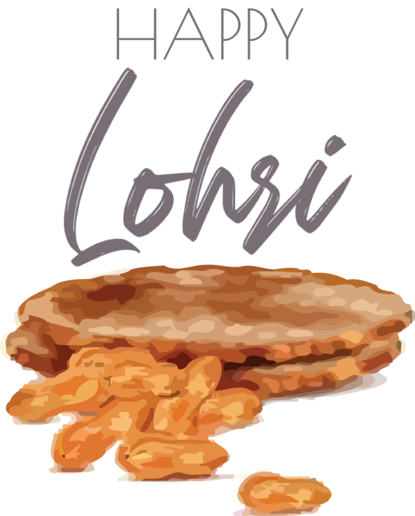 Transparent Lohri Pancake Blini Breakfast for Happy Lohri for Lohri