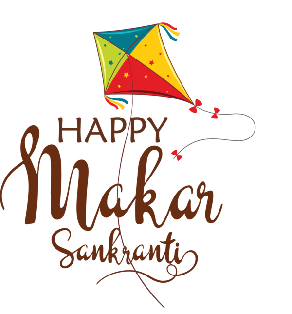 Transparent Happy Makar Sankranti Logo Design Line for Makar Sankranti for Happy Makar Sankranti