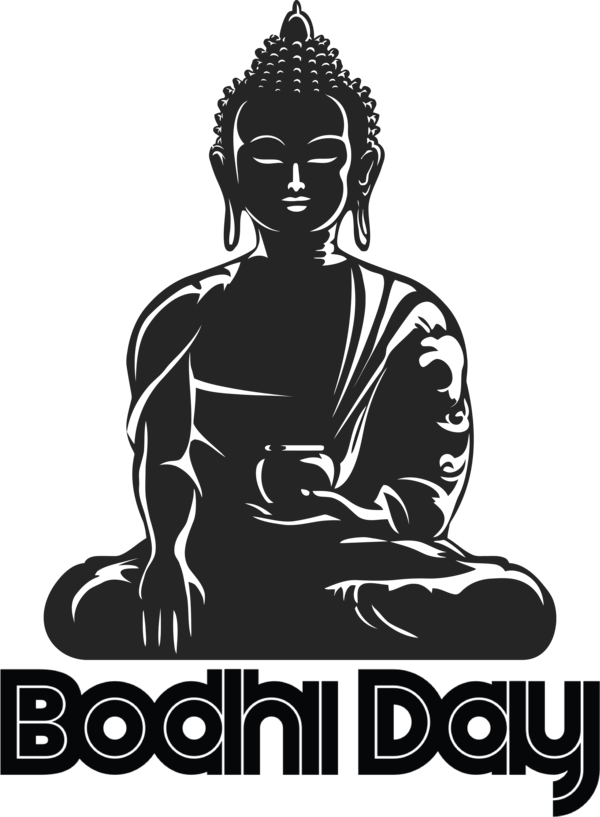 Transparent Bodhi Day Seated Buddha from Gandhara Buddharupa Zen for Bodhi for Bodhi Day