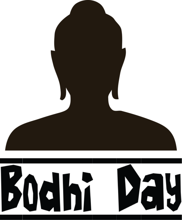 Transparent Bodhi Day Logo Meter Line for Bodhi for Bodhi Day