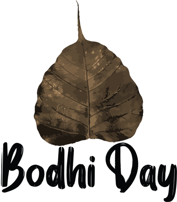 Transparent Bodhi Day Leaf Meter Font for Bodhi for Bodhi Day