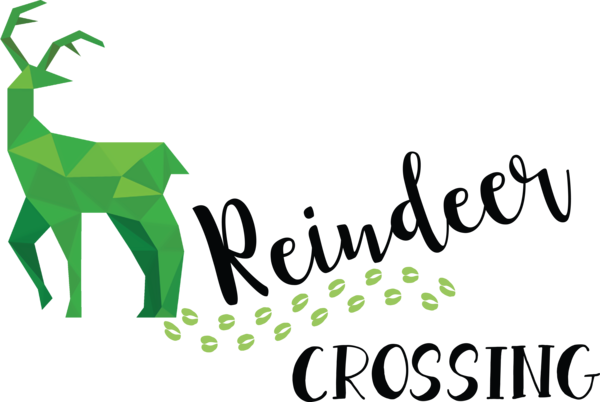 Transparent Christmas Reindeer Meter Logo for Reindeer for Christmas