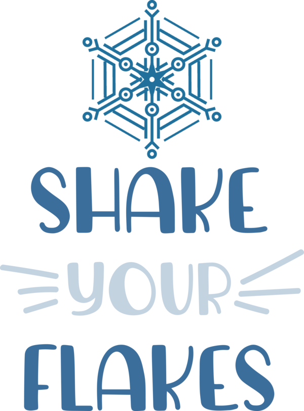 Transparent Christmas Logo Font Diagram for Snowflake for Christmas