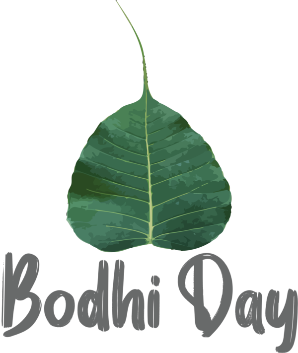 Transparent Bodhi Day Leaf Meter Design for Bodhi for Bodhi Day