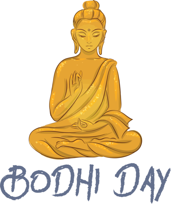 Transparent Bodhi Day Meter Font Gautama Buddha for Bodhi for Bodhi Day