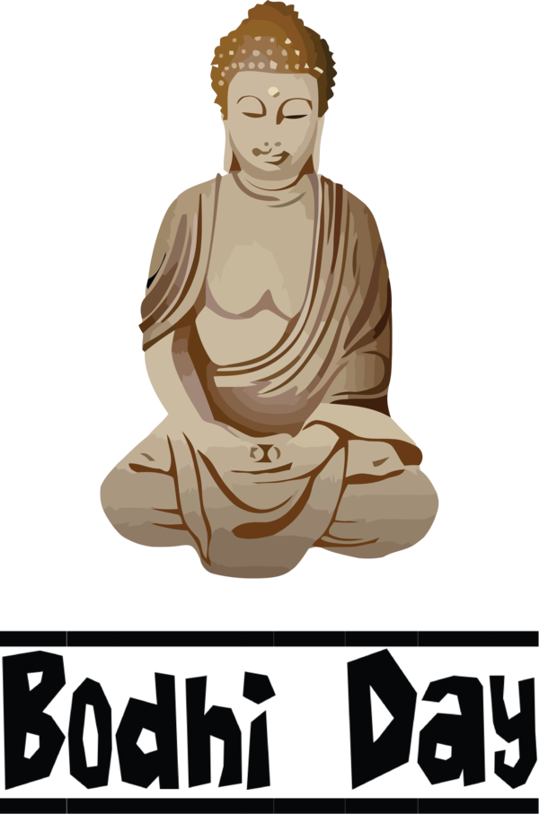 Transparent Bodhi Day Gautama Buddha  Cartoon M for Bodhi for Bodhi Day