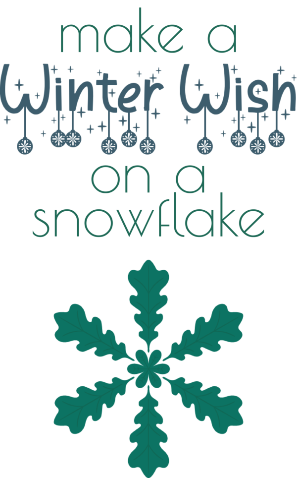Transparent Christmas Logo  Design for Snowflake for Christmas