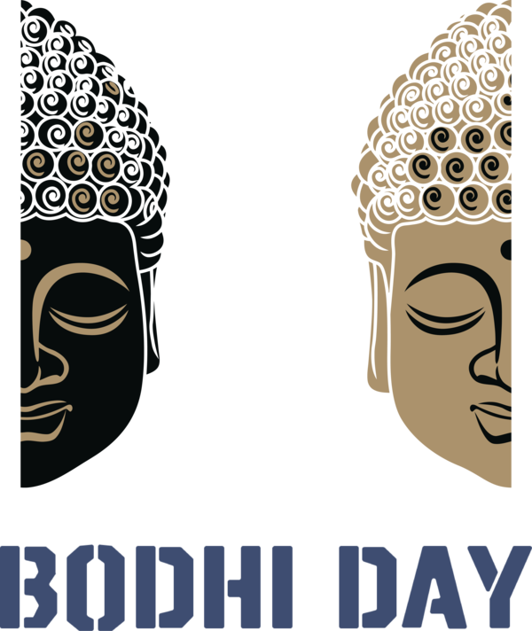 Transparent Bodhi Day Visual arts Logo Poster for Bodhi for Bodhi Day