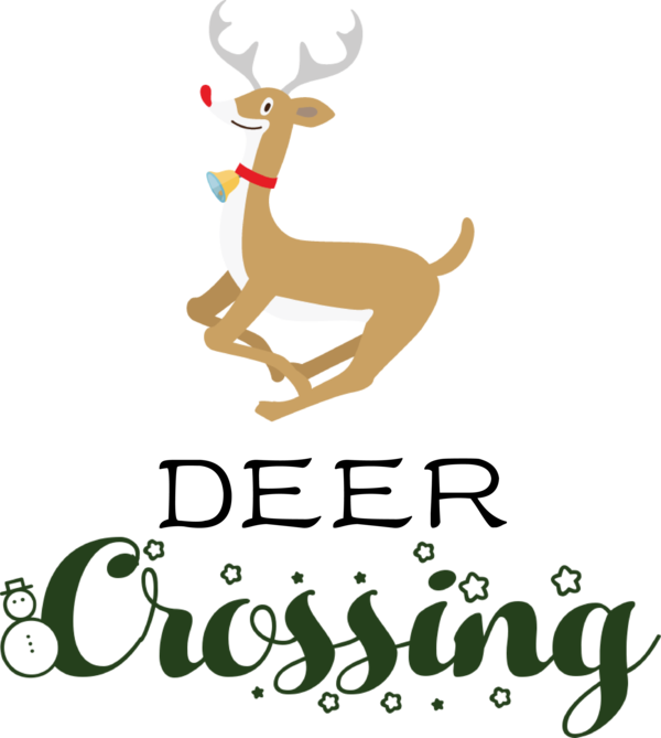 Transparent Christmas Logo Reindeer Deer for Reindeer for Christmas