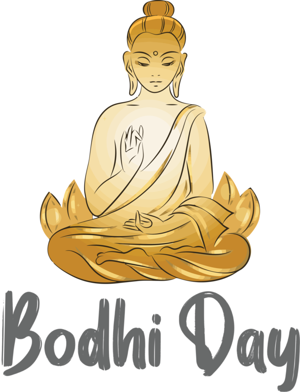 Transparent Bodhi Day Meter for Bodhi for Bodhi Day