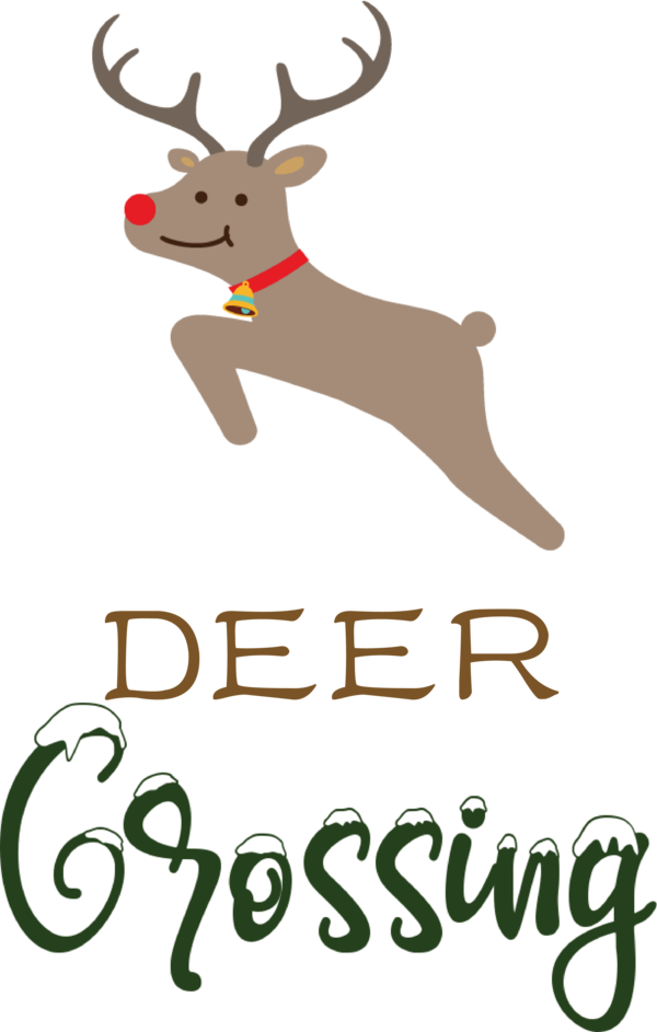 Transparent Christmas Reindeer Deer Rudolph for Reindeer for Christmas