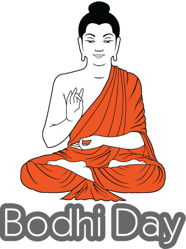 Transparent Bodhi Day Buddharupa Buddhahood Zen for Bodhi for Bodhi Day