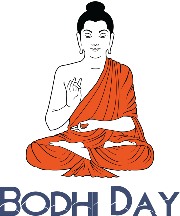 Transparent Bodhi Day Buddharupa Buddha's Birthday Buddhahood for Bodhi for Bodhi Day