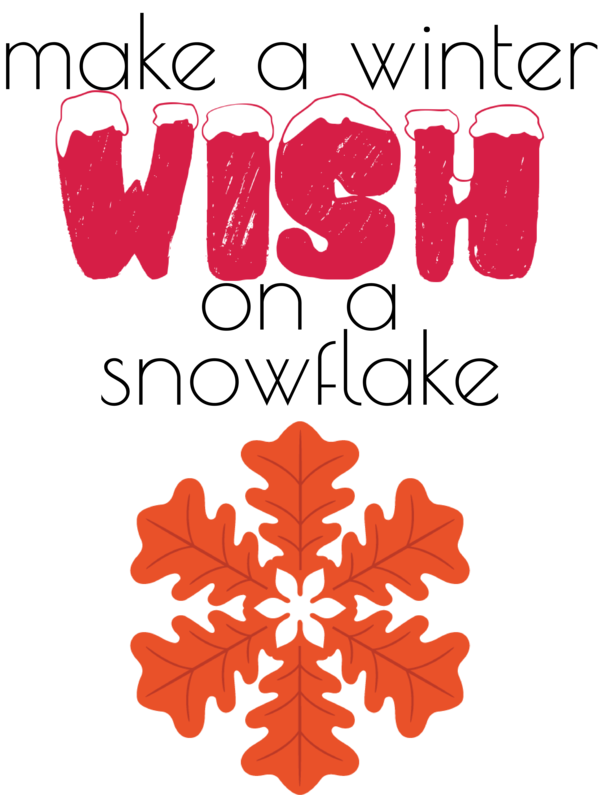 Transparent Christmas Design Icon Poster for Snowflake for Christmas